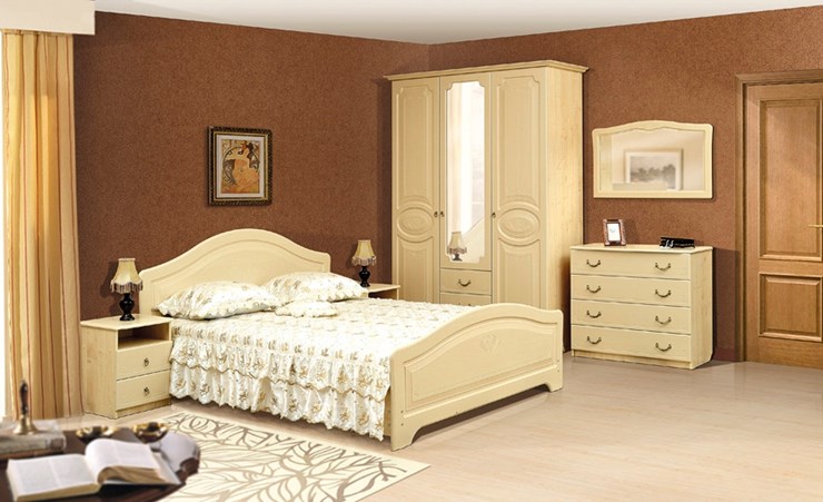 Модульная спальня Ивушка-5, цвет Дуб беленый в Лангепасе - изображение