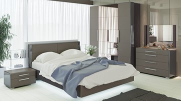 Модульная спальня Наоми №1, цвет Фон серый, Джут в Лангепасе - предосмотр 4