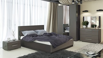 Модульная спальня Наоми №1, цвет Фон серый, Джут в Лангепасе - предосмотр 6