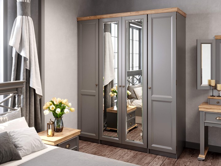 Спальный гарнитур Амели 3 (Оникс серый) в Югорске по выгодной цене ...