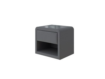 Тумбочка Cube 52х41, Рогожка (Savana Grey (серый)) в Нижневартовске