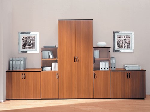 Офисный комплект мебели ДИН-Р (французский орех) в Советском - изображение 4