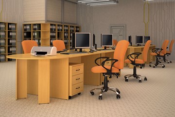 Офисный набор мебели Классик рабочее место для опенспэйса (фрифло) в Когалыме