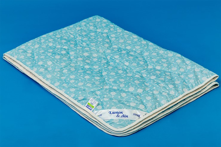 Одеяло легкое полутороспальное Хлопок &  Лен в Урае - изображение 2