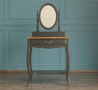 Стол туалетный Leontina с зеркалом (ST9321BLK) Черный в Нижневартовске