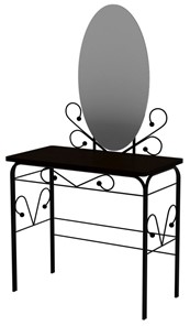 Дамский столик черный, венге в Радужном