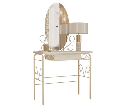 Дамский столик кремово-белый (RAL 9001) в Лангепасе - изображение