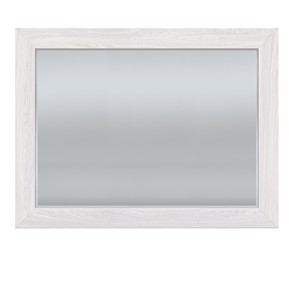 Зеркало настенное ПАРМА НЕО,  ясень анкор светлый /  экокожа polo белая в Лангепасе