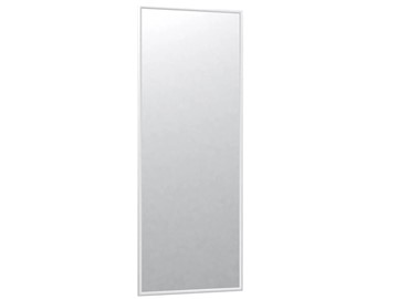 Настенное зеркало Сельетта-6 белый (1100х400х9) в Радужном