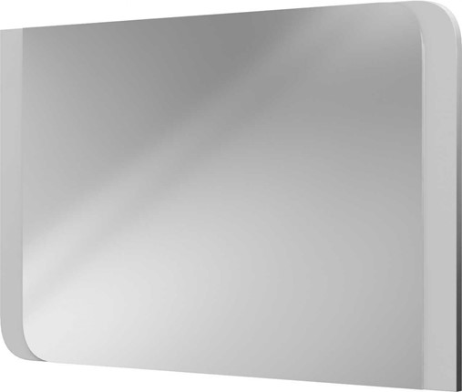 Зеркало настенное Вива Белый глянец / Платина в Лангепасе - изображение