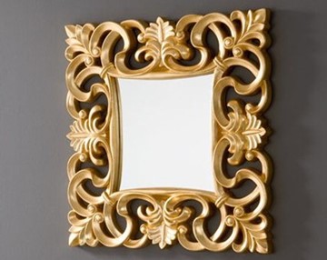 Настенное зеркало PU021 золото в Ханты-Мансийске - предосмотр 1