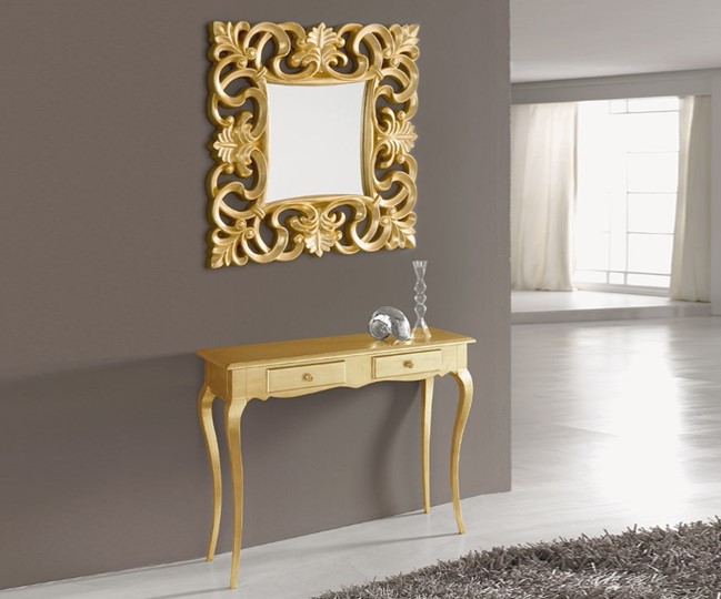 Настенное зеркало PU021 золото в Урае - изображение 2