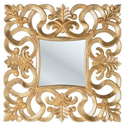 Настенное зеркало PU021 золото в Ханты-Мансийске - изображение
