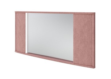 Зеркало Vittoria с подсветкой, Рогожка (Levis 62 Розовый) в Сургуте