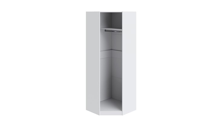 Угловой шкаф Ривьера с зеркалом СМ 241.23.003 (Белый) в Нягани - изображение 1