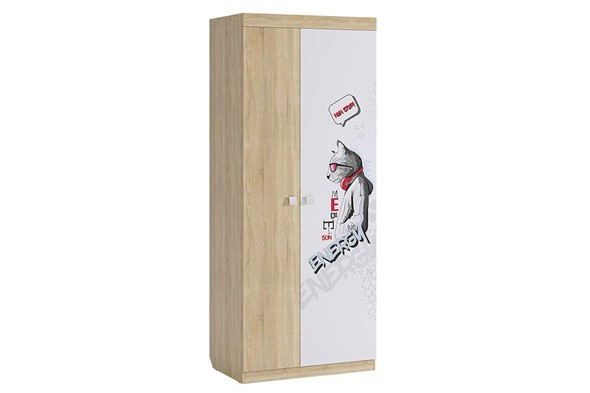 Распашной детский шкаф Энерджи, двухстворчатый в Когалыме - изображение