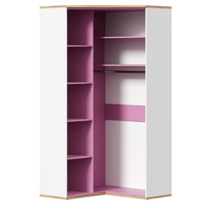 Угловой шкаф Урбан 528.060, белый/розовый в Урае - предосмотр 3