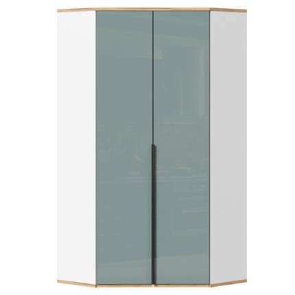 Угловой шкаф Урбан 528.060, белый/розовый в Когалыме - изображение