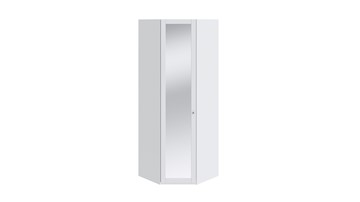 Угловой шкаф Ривьера с зеркалом СМ 241.23.003 (Белый) в Радужном