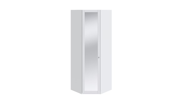 Угловой шкаф Ривьера с зеркалом СМ 241.23.003 (Белый) в Когалыме - изображение