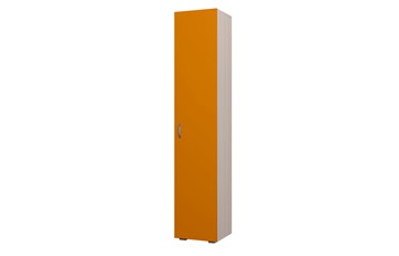Детский шкаф-пенал ТМК 400 ДБ Млечный дуб, Оранжевый в Урае