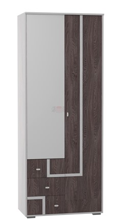 Двустворчатый шкаф Омега - 16, для одежды и белья в Урае - изображение