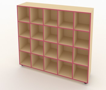 Шкаф для горшков ШГН-20 кромка розовая в Нижневартовске