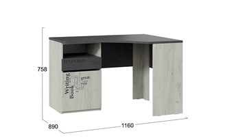 Детский угловой стол с ящиками Оксфорд-2 ТД-399.15.03 в Нижневартовске - предосмотр 5
