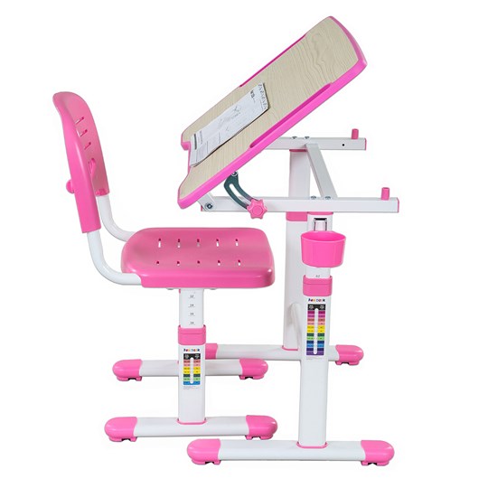 Парта растущая и стул Piccolino II Pink в Лангепасе - изображение 5