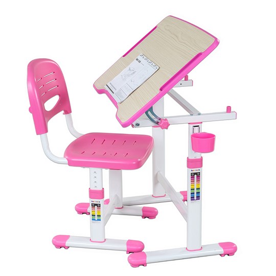Парта растущая и стул Piccolino II Pink в Лангепасе - изображение 4
