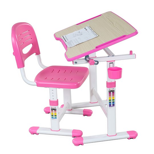 Парта растущая и стул Piccolino II Pink в Лангепасе - изображение 3