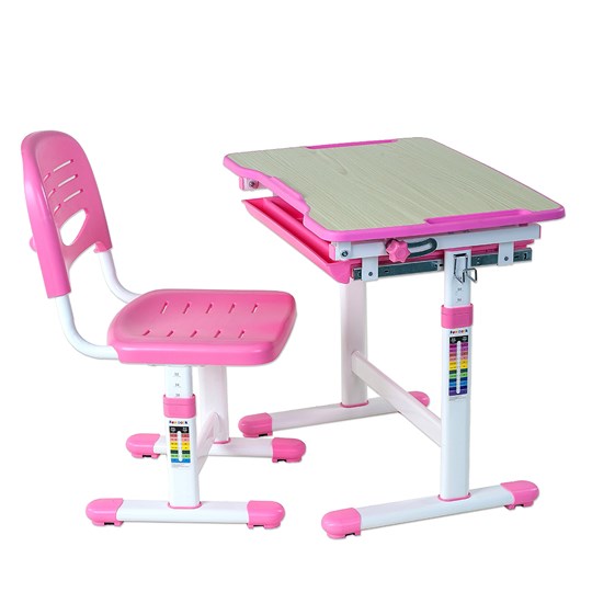 Парта растущая + стул Piccolino Pink в Нягани - изображение 1