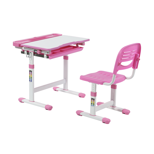 Парта растущая и стул Cantare Pink в Когалыме - изображение 1