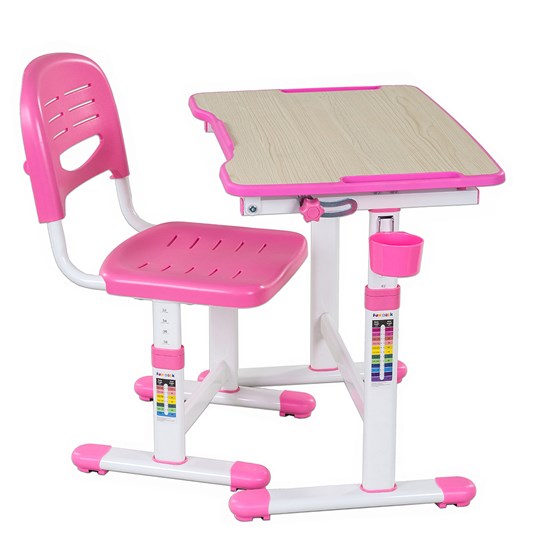 Парта растущая и стул Piccolino II Pink в Радужном - изображение 2