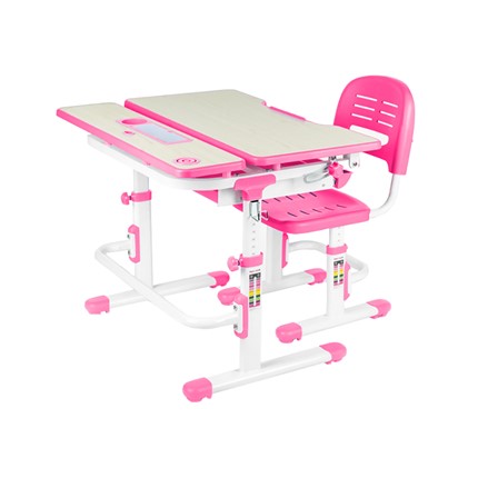 Растущая парта + стул Lavoro Pink в Сургуте - изображение