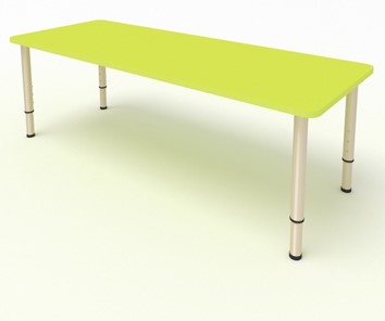 Стол для детей 2-местный  (по одну сторону столешн.) СДО-2 (0-3) желтый в Урае