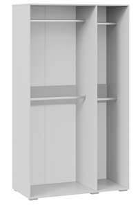 Шкаф распашной 3-х дверный с зеркалом Нео (Белый) в Когалыме - предосмотр 1