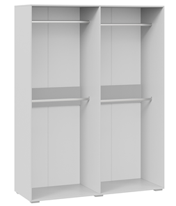 Шкаф распашной 4-х дверный с зеркалом Нео (Белый) в Урае - предосмотр 1