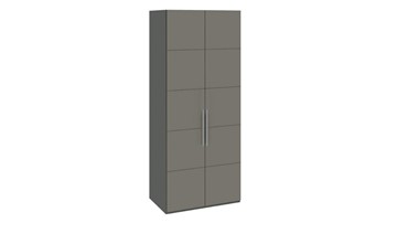 Шкаф распашной Наоми с 2-мя дверями, цвет Фон серый, Джут  СМ-208.07.03 в Радужном
