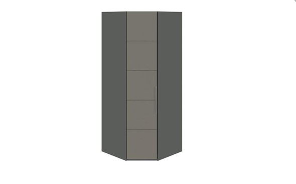Шкаф угловой Наоми, цвет Фон серый, Джут СМ-208.07.06 в Урае - изображение