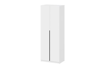 Двухстворчатый шкаф ШК 5 (800) Белый текстурный в Когалыме