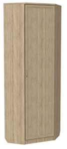 Шкаф распашной 402 угловой со штангой, цвет Дуб Сонома в Нижневартовске