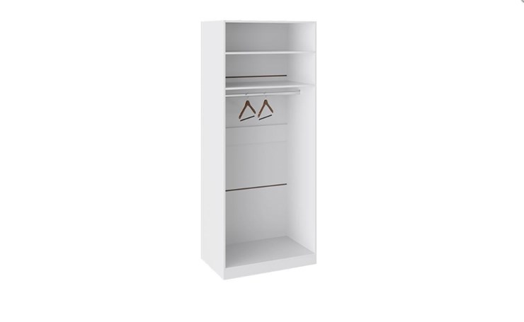 Шкаф Наоми с 2-мя дверями, цвет Белый глянец СМ-208.07.03 в Лангепасе - изображение 1