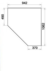Шкаф 403 несимметричный, цвет Венге в Урае - изображение 2