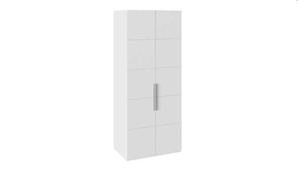 Шкаф Наоми с 2-мя дверями, цвет Белый глянец СМ-208.07.03 в Лангепасе - изображение