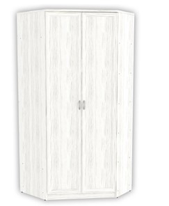 Угловой распашной шкаф 403 несимметричный, цвет Арктика в Когалыме