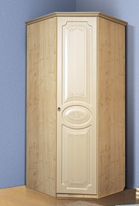 Распашной угловой шкаф Ивушка-5, цвет Дуб беленый в Нижневартовске