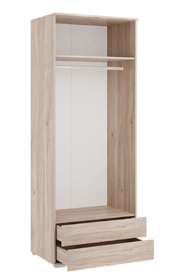 Шкаф для одежды Лайк 55.01, дуб мария/горчица в Когалыме - изображение 2