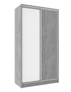 Шкаф 1200 Домашний Зеркало/ЛДСП, Atelier светлый в Нягани