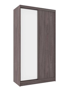 Шкаф 1200 Домашний Зеркало/ЛДСП, Ясень Анкор темный в Сургуте